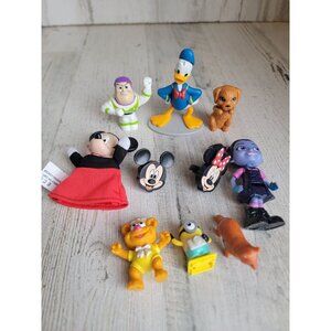 Variety disney Donald Duck mickey buzz lightyear muppet mini toy set